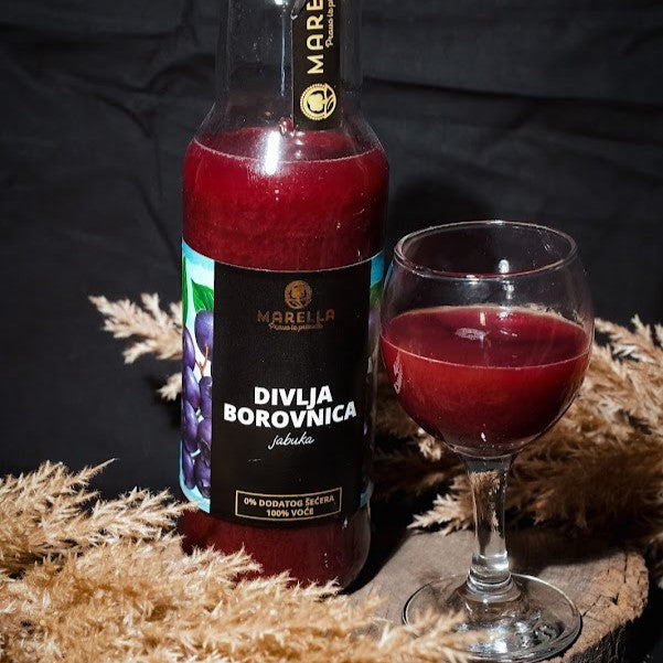 sok divlja borovnica, jabuka 100%