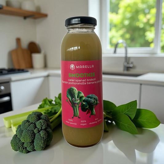 smoothie celer & spanać