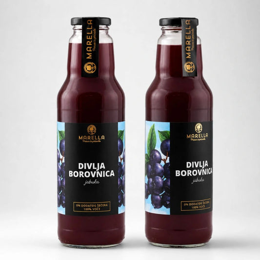 sok divlja borovnica, jabuka 100%