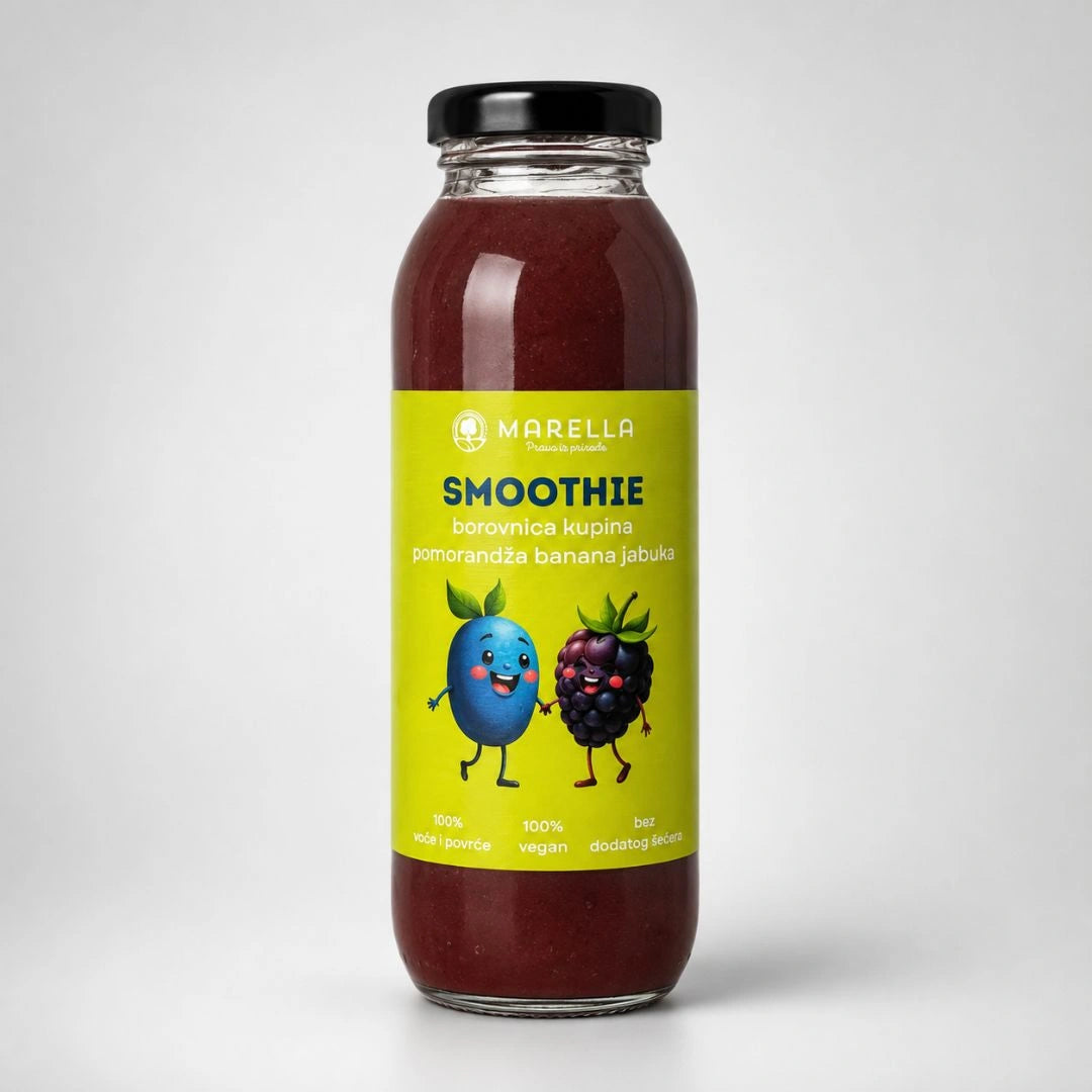 smoothie borovnica & kupina