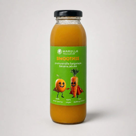 smoothie pomorandža & šargarepa