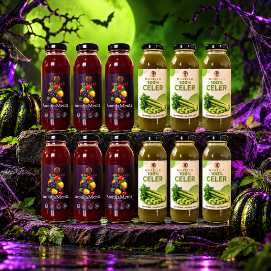 green & purple paket - celer & aronija menta