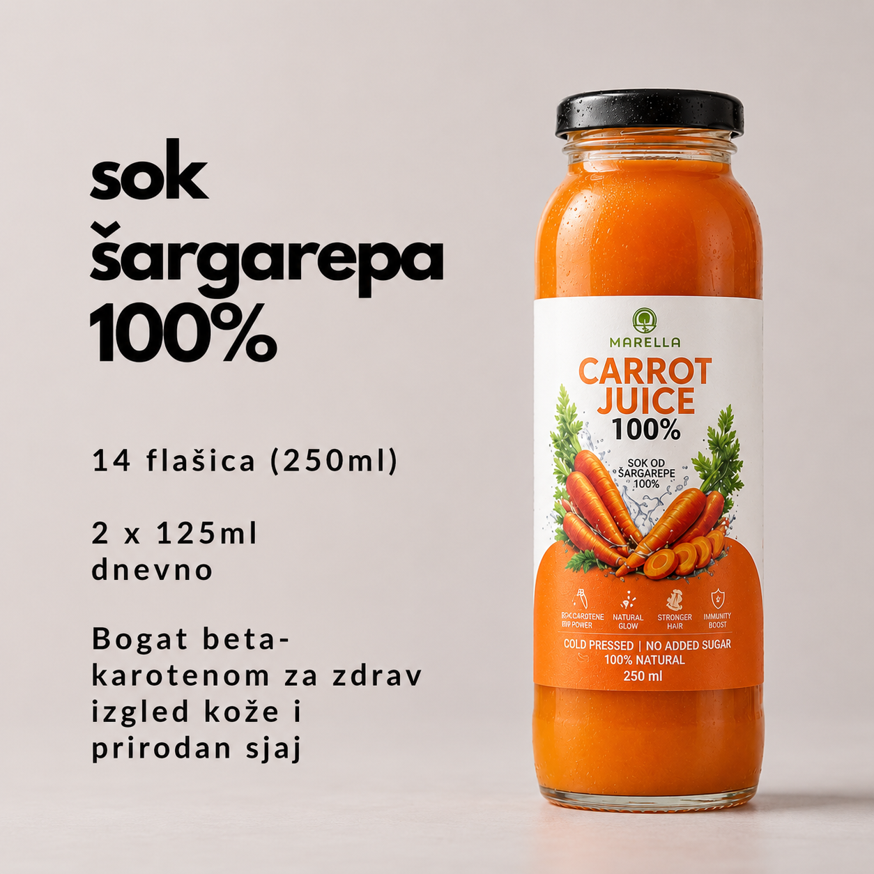 ŠARGAREPA & LIMUN - glow inside out paket za 14 dana